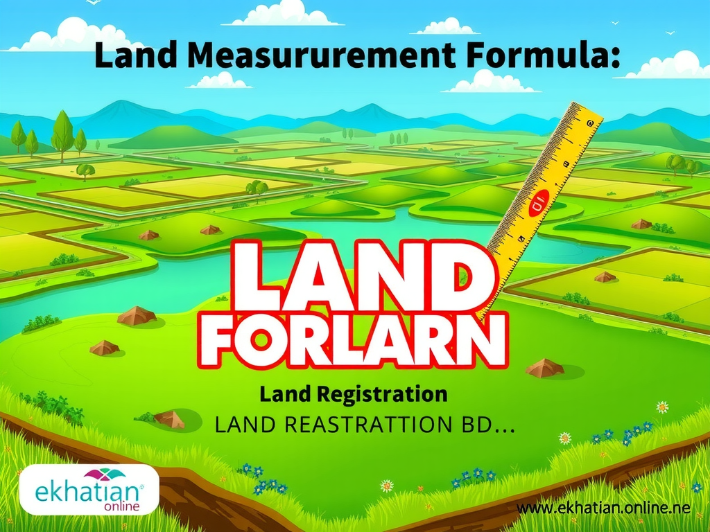 জমির পরিমাণ বের করার সূত্র - Land Registration BD জানুন!